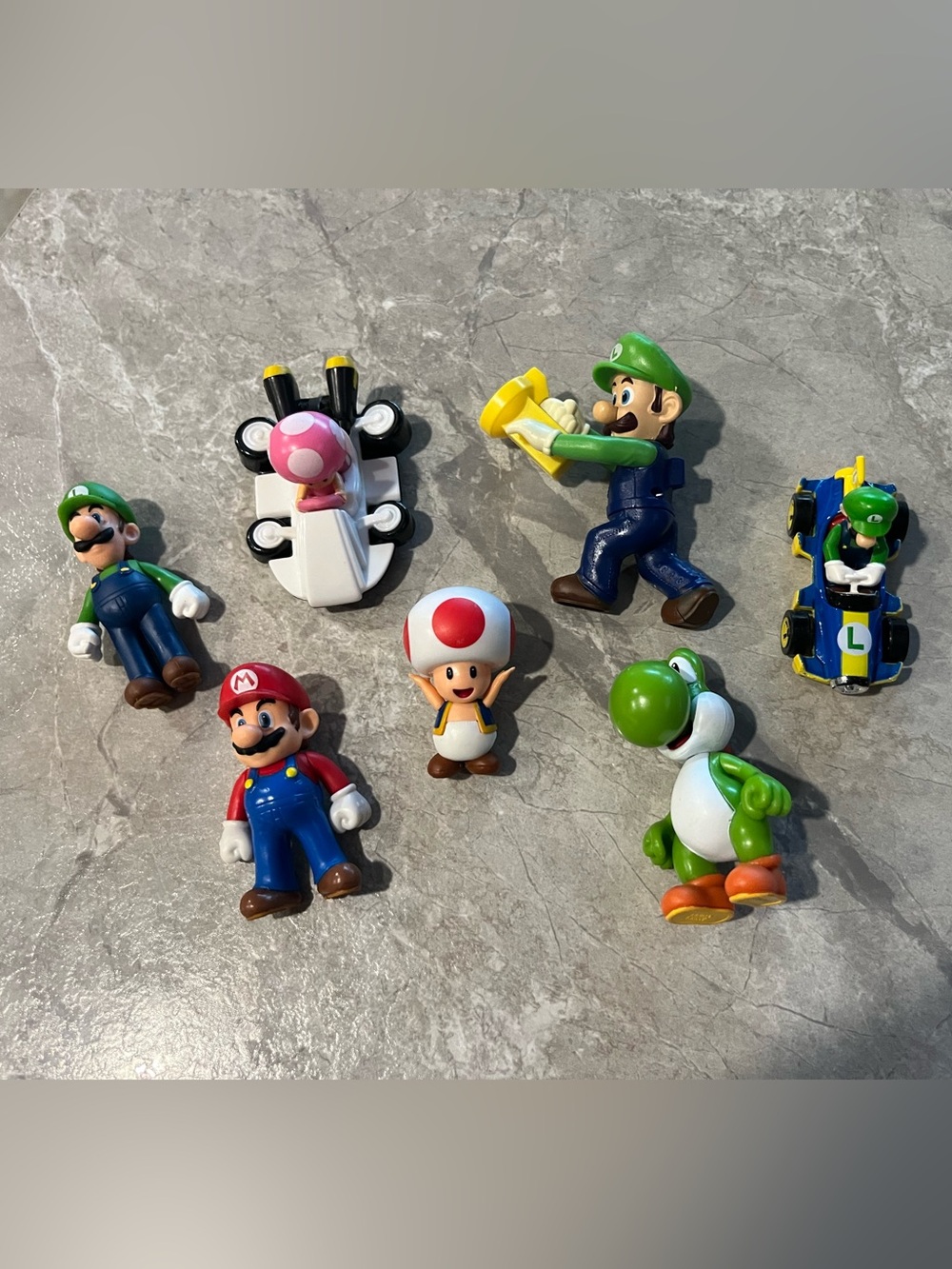 Super Mario Kart Action Figure Set(7 pc.)